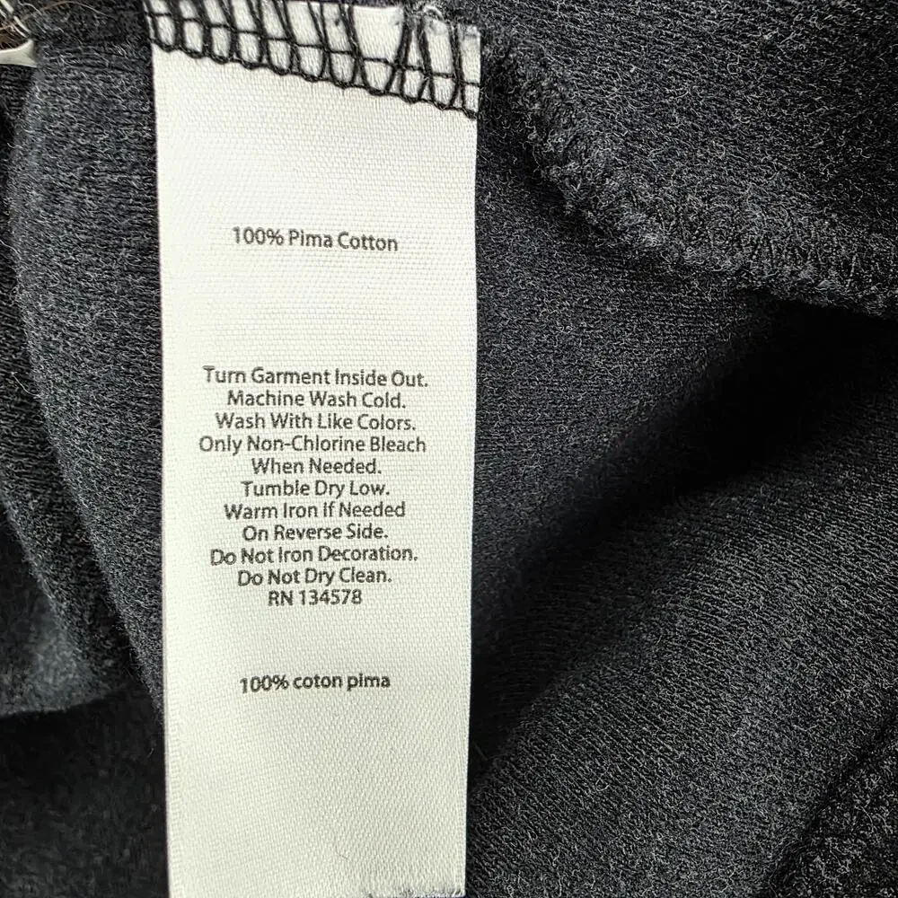 Vineyard Vines Sweater Mens 2XL Gray Mock Neck 1/4 Zip Pima Cotton Pullover